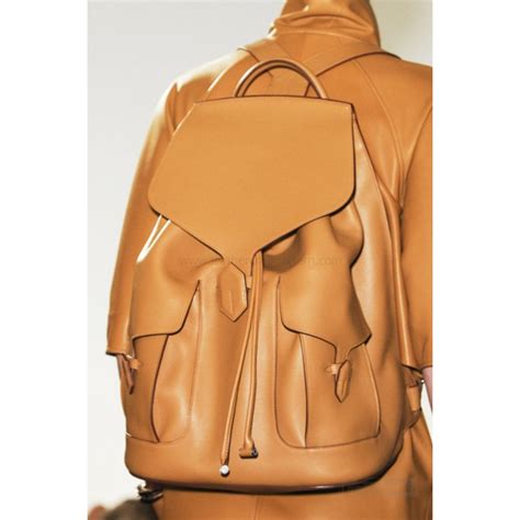 Hermes leather backpack